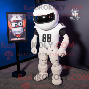 Mascot character of a White...