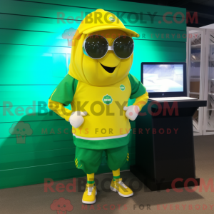 Mascot character of a Lemon...