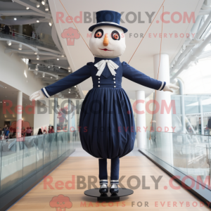Mascot character of a Navy...