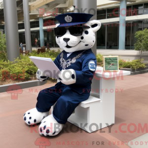 Maskottchen eines Navy...
