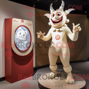 Mascot character of a Cream...