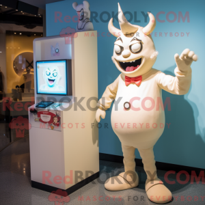 Mascot character of a Cream...