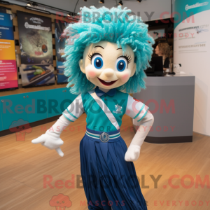 Mascot karakter van een...