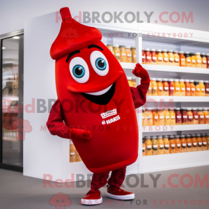 Mascot character of a Red...
