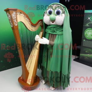 Mascot character of a Green...