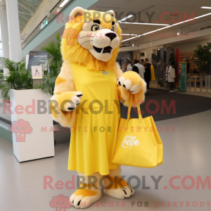 Mascot character of a Lemon...