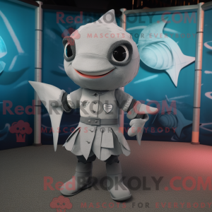 Mascot character of a Gray...