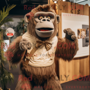 Mascottefiguur van een...