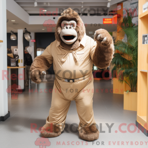 Mascottefiguur van een...