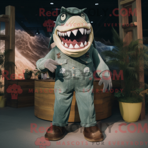 Mascot karakter van een...