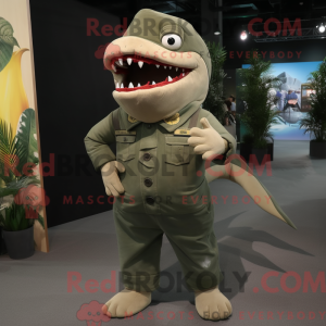 Mascot character of a Olive...