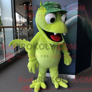 Mascot character of a Lime...