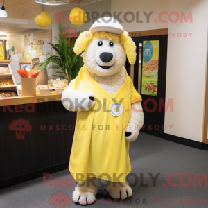 Mascottefiguur van een...
