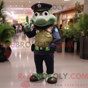 Mascot character of a Olive...