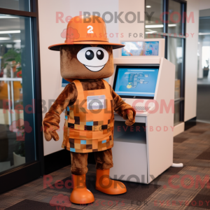 Mascot character of a Rust...