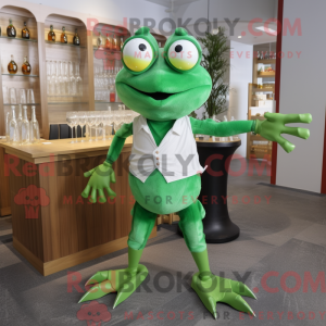 Mascot character of a Green...
