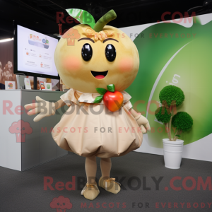 Postava maskota Tan Apple...
