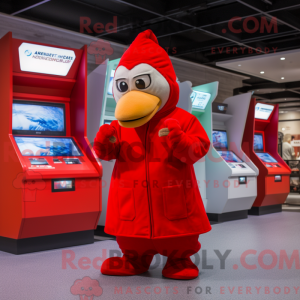 Mascot character of a Red...