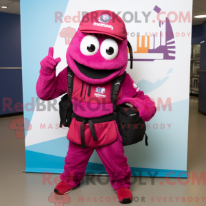 Postava maskota Magenta...