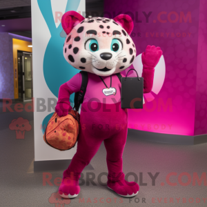 Máscara de Jaguar Magenta...