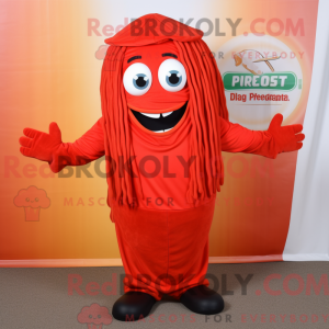 Mascot character of a Red...