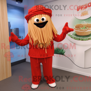 Mascot character of a Red...