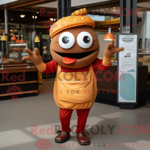 Mascot character of a Rust...