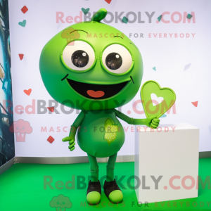 Mascot character of a Green...
