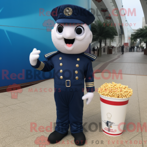 Maskotfigur af en Navy Pop...