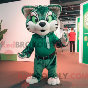 Mascot character of a Green...