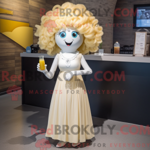 Mascottefiguur van een...