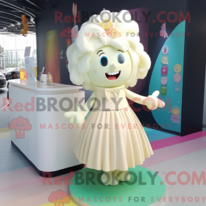 Mascot character of a Cream...