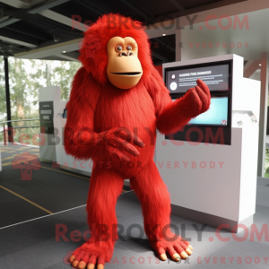 Mascot character of a Red...