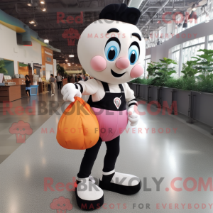 Mascot character of a Peach...