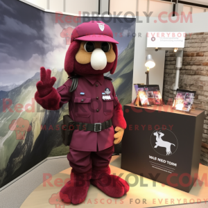 Mascottefiguur van een...