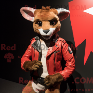 Mascot character of a Red...