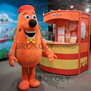 Mascot karakter van een...