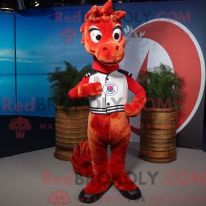 Mascot character of a Red...