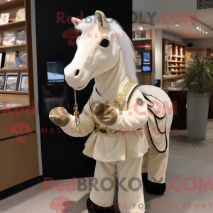 Mascottefiguur van een...