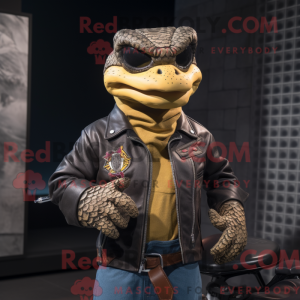 Personagem de máscara de um...