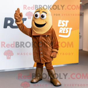 Mascot character of a Rust...