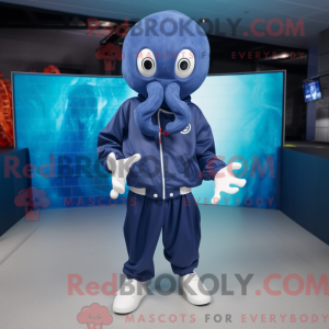 Mascot character of a Navy...