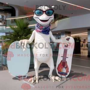 Mascot character of a White...