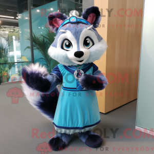 Mascottefiguur van een...