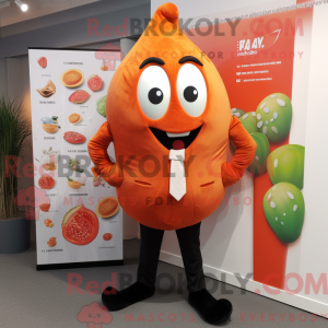 Mascot character of a Peach...