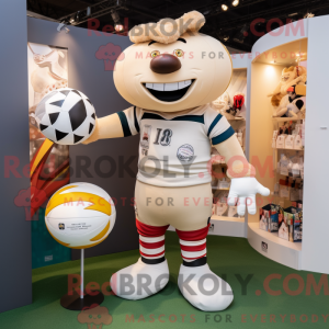 Mascot character of a Cream...