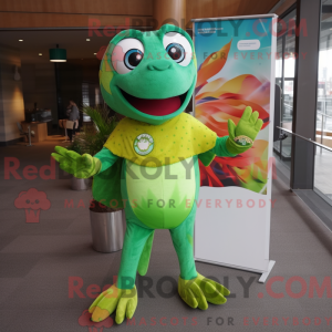 Mascot character of a Lime...