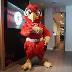 Red Eagle maskot kostume...