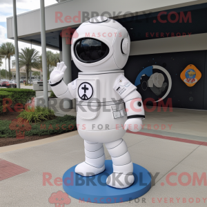 Mascot character of a White...