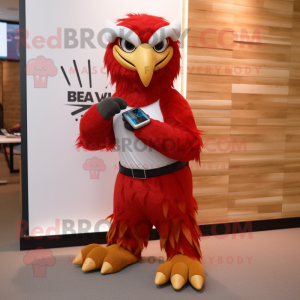 Red Eagle maskot kostume...